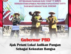 Gubernur Papua Barat Daya Ajak Petani Lokal Jadikan Pangan Sebagai Pilar Ketahanan Bangsa