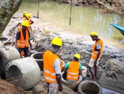 Cuaca Ekstrim Membuat Tembok Laut Ayuka Senilai Rp4 M Rusak