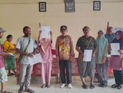 83 KK Kampung Mawokauw Jaya Terima Undangan Bantuan PKH