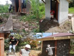 Kampung Mimika Gunung Bangun MCK di Setiap Rumah Warga