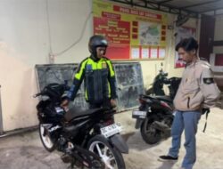 Patroli Hunting Dini Hari, Satlantas Polresta Mamuju Sikat Knalpot Bogar dan Cegah Balap Liar