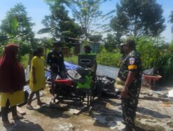 Dinas PDKP Mimika Serahkan Mesin Penggilingan dan Alkon Pada PokTan Mandiri Menuju Makmur