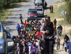 Tolak Militer Non-Organik, Aksi Damai SMI-KP di Paniai Berlangsung Tertib