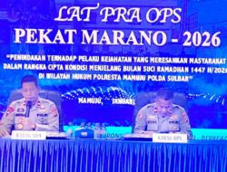 Polresta Mamuju Siapkan Operasi Pekat Marano 2026 Jelang Ramadhan, Fokus Kejahatan Jalanan