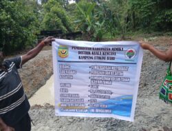 Bangun Kolam Ikan Air Tawar di 7 RT dan Bangun Jalan Tani ke Lahan Pertanian Warga