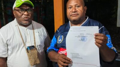 Anthonius Kemong Ketua Panitia Muslub KONI Kabupaten Mimika