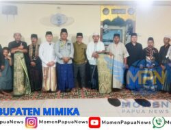 DMI Mimika Serahkan Karpet Ibadah dan Perkuat Silaturahmi Bersama Jamaah Mushola Baitul Muslimin