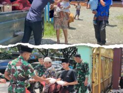 Yonif TP 804/DBAY Tebar Kepedulian di Nabire, Aksi Jumat dan Minggu Berkah Pererat TNI-Rakyat