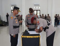 Resmi Pimpin Sertijab Kasat Reskrim, AKBP Samuel D. Tatiratu Tegaskan: Penegakan Hukum Harus Humanis dan Berkeadilan di Nabire