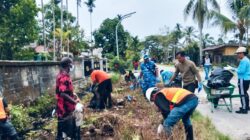 Distrik & Kampung Wania – TNI AU – CHD PTFI – Puskesmas Aksi Nyata Tekan Malaria Bersihkan Lingkungan