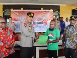 Restorative Justice Jadi Titik Balik Perdamaian Kwamki Narama, 11 Tahanan Konflik Resmi Dibebaskan