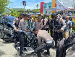 Terobos Lampu Merah, Tabrakan Beruntun di Jln. R. E. Marthadinata Nabire: Korban Jalani CT Scan, Sopir Terancam 5 Tahun Penjara