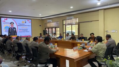 Yorrys Raweyai Datangi Polda Papua Tengah: Kantor Masih Pinjam, Personel Kurang, Zona Merah Disorot