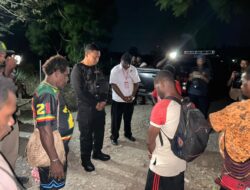 Polres Nabire Turun Tangan: 30 Paket Sembako Disalurkan untuk Pengungsi Kali Harapan