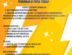 Program “TV Pintar” Masuk Papua Tengah, Rekrut Putra Daerah Jadi Instaler, Peluang Kerja Sekaligus Dorong Pendidikan Digital