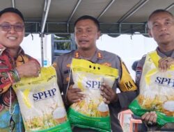 GPM Polri Di lauching di Nabire, Polda Papua Tengah & Polres Nabire, Siapkan 10 Ton Beras SPHP dan Bapok Murah Jelang Idul Fitri